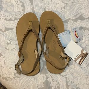 Rainbow flip-flops/ sandals